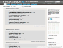Tablet Screenshot of filmvacatures.nl